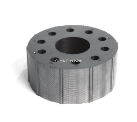 Rotor et stator de moteur à petite inertie OD122mm personnalisés divers modèles noyau de moteur rotor et stato en acier au silicium de haute qualité