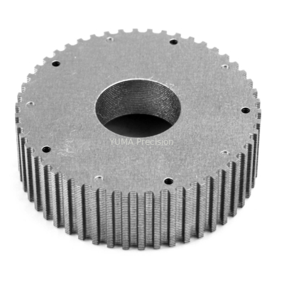 Double noyau de moteur de rangée emboutissant le rotor hybride en acier du moteur pas à pas NEMA34 du silicium 86mm