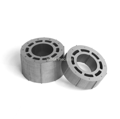 Rotor et stator de moteur à petite inertie OD122mm personnalisés divers modèles noyau de moteur rotor et stat en acier au silicium de haute qualité