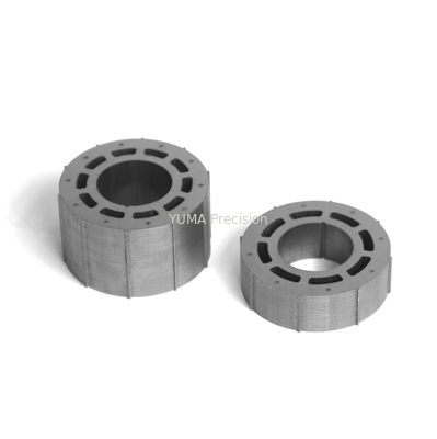 Rotor et stator de moteur à inertie moyenne OD122mm personnalisés divers modèles noyau de moteur rotor et stat en acier au silicium de haute qualité